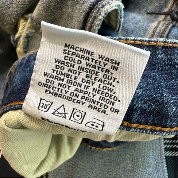 New Billionaire Boys Club 42x33 Slim BB Clubhouse Stretch Button‎ Fly Jeans - Picture 13 of 15